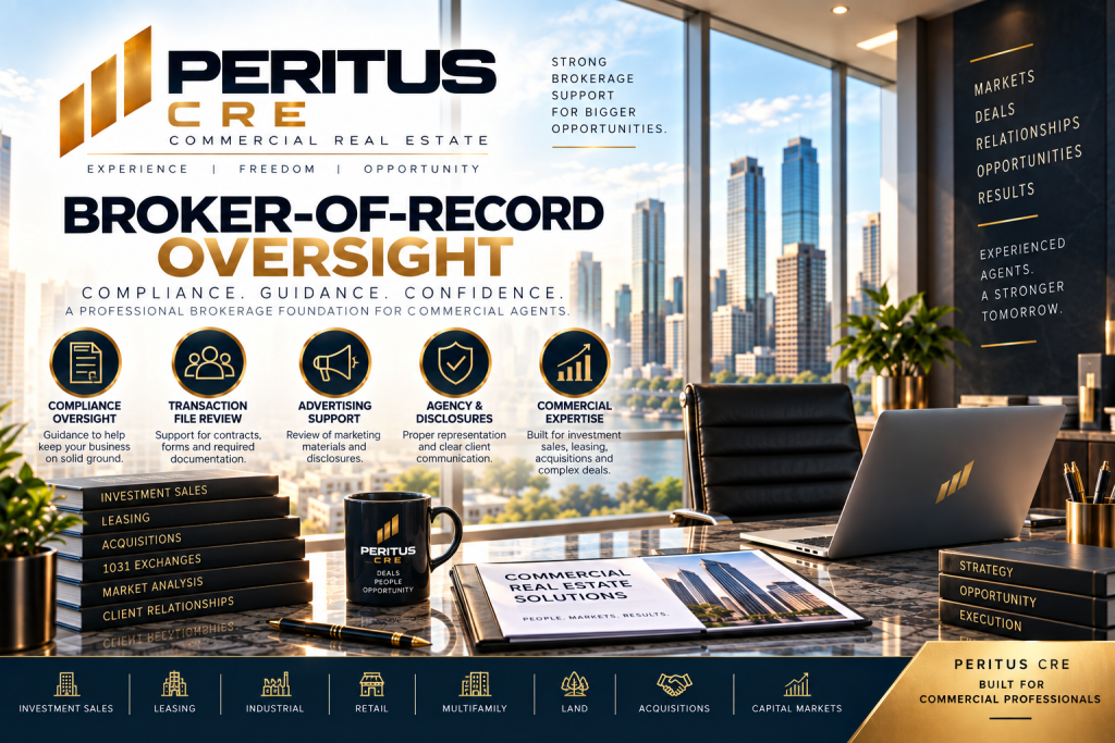 What Is Broker-of-Record Oversight in Commercial Real Estate? What Is Broker-of-Record Oversight in Commercial Real Estate?